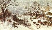 Lucas Van Valkenborch Winter oil painting reproduction